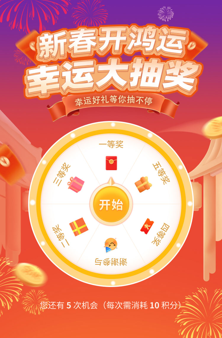 新春开鸿运 幸运好礼等你抽不停！